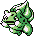 Sprite de Bulbasaur de Pokémon Rojo/Azul