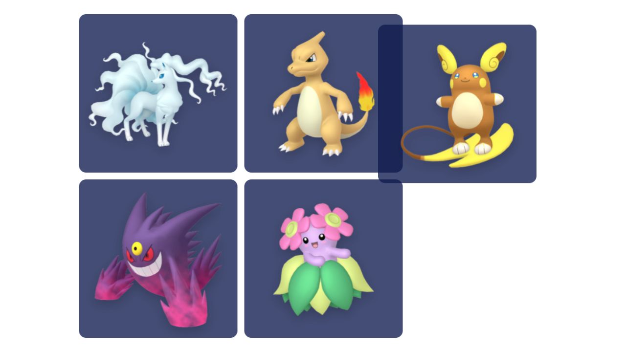 Demostración de animaciones de cambios en el equipo